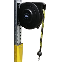 Nástěnná kazeta 20 m, černá – černá / žlutá